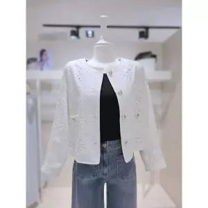 한정수량 더 아이잗 펀칭 포인트 루즈핏 면 혼방 자켓 061 R4A0JK 061 2858853