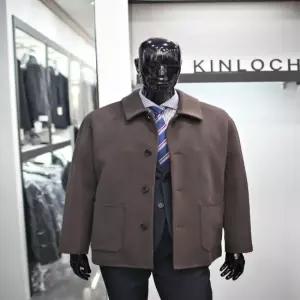 울 캐시미어 핸드메이드 자켓형 코트 FIU51