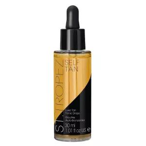 St.Tropez Luxe 탠 토닉 글로우 드롭, 5-in-1 페이스 셀프 태닝 나이아신아마이드, 히알루론산, 비타민 C