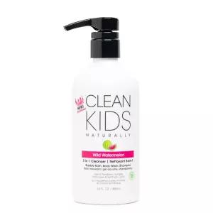 Gabriel Cosmetics Clean Kids Naturally Wild 워터멜론 3-in-1 샴푸, 클렌저 및 버블 배스 (400ml(16액량