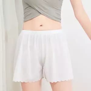 여성 여름 차르르 속바지 쿨 스판 반바지 얇은 잠옷 3부