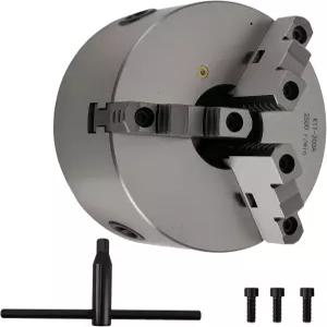 맥스페딩로드 8인치 3-Jaw 선반 척 K11-200A 셀프 센터링 T키 고정 나사 헥사곤 렌치 3D 프린터 드릴링
