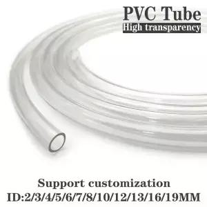 PVC 연질 호스 내경 2 3 4 5 6 7 8 9 10 12 13 16 19 25 32mm 무취 투명 고품질 물 펌프용 유연한 튜브