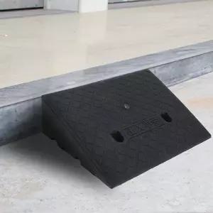 문턱경사대 휠체어진입판 계단경사판 50x38x15cm 블랙