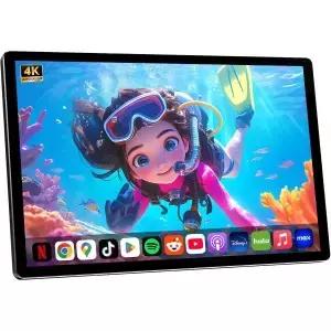 11.5인치 Android 카 TV 헤드레스트 모니터 터치스크린 뒷좌석 엔터테인먼트 WiFi 지원 13 무선 미러링