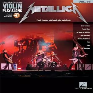 Metallica - Violin Play Along 70번 온라인 오디오 트랙이 포함된 바이올린 연주자를 위한 록 악보 솔로