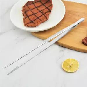 스텐요리핀셋 핀셋집게 요리집게 먹방집게 집게 일자 라면 고기 요리핀셋