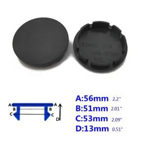림허브 용 56mm 자동차 휠 센터 캡 ABS 범용 Hubcap베이스 커버 스티커 XXFF