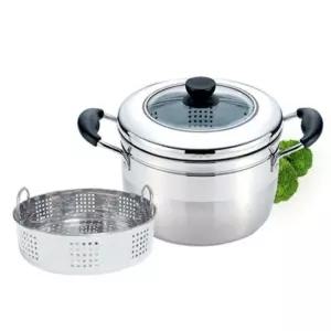 스텐찜통 찜솥 20cm 스텐찜기 곰솥냄비 채반 전기찜기