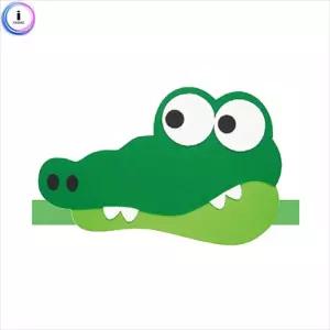 동물 머리띠 B세트 악어/코스튬/인형/역할/놀이/분장/소품/코스프레/유치원/체험/활동/공연/무대