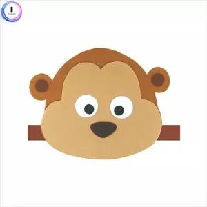 동물 머리띠 B세트 원숭이/역할/놀이/캐릭터/코스튬/인형/분장/소품/코스프레/유치원/체험/활동