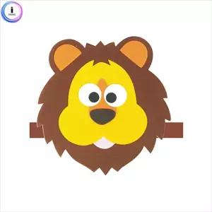 동물 머리띠 B세트 사자/역할/놀이/캐릭터/코스튬/인형/분장/소품/코스프레/유치원/체험/활동/공연