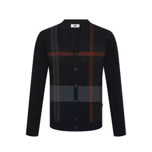 [닥스](센텀시티점)26년 FW 울100 체크패턴 남성가디건 DMW1SWCD101N1