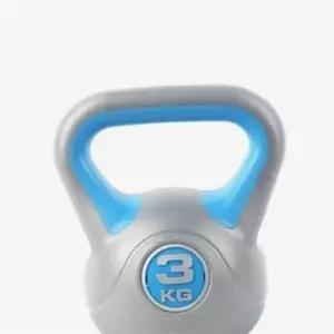 고무 운동용 케틀벨 3kg 손잡이 pvc 케틀벨 그립 바벨
