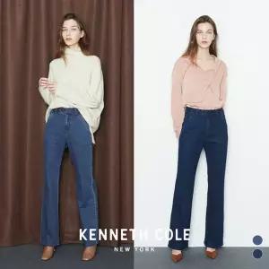 케네스콜 여) 루즈플레어핏 데님 팬츠(HKPFDDF512P)