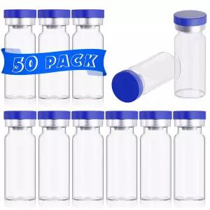 자가 치유 주사 포트와 밀폐 캡이 있는 3mL 바이알 멸균 유리 소형 및 플립 오프 알루미늄 액체 병 빈 용기