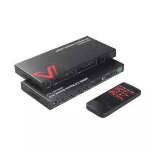 AV 액세스 HDMI 매트릭스 스위치 4x2 4K@60Hz HDR ARC/SPDIF 5.1CH 4KMX42-H2A 3.5mm 스테레오 오디오