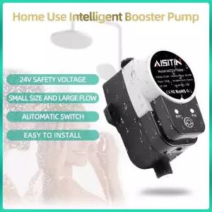 순간 온수기 전기  AISITIN 부스터 펌프 브러시리스 워터 16m 24v IP56 Pome 자동 압력 컨트롤러 홈 부스트