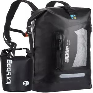 남성용 IDRYBAG 방수 백팩 20L/30L/40L 플로팅 드라이 백 카약 하이킹