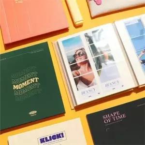 포토 앨범 대용량 하드 커버 앨범 레트로 스크랩북 초음파 아기