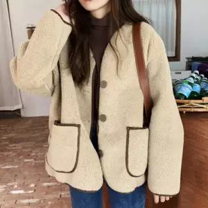 뽀글이 여성 데일리 간절기 아우터 가디건 외투