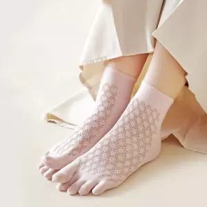 여름 여성 발가락양말 덧신 통기성 중목 망사 양말