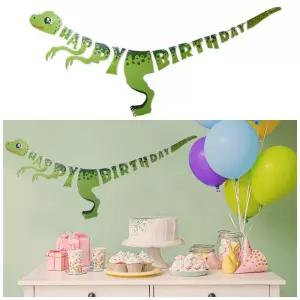 채워온 공룡 가랜드 그린 생일축하소품