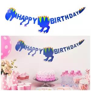 채워온 공룡 가랜드 블루 생일가렌드