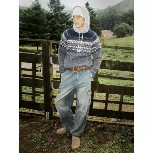후아유 Vintage Denim Cargo Pants U WHTJF4T31U