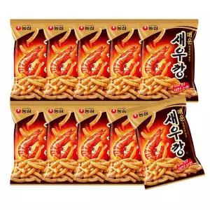 농심 매운 새우깡 90g 10개 -