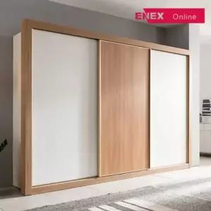 [착불] 아몬드 슬라이딩 장롱-267.6cm (3도어)