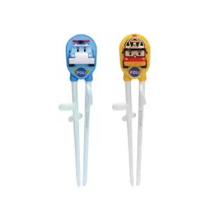 에디슨 1단계 폴리젓가락 (폴리+로이) 2개세트 로보카폴리 젓가락