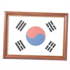 국기 액자 사무실 액자 인테리어 학교 거실 장식 선물 오픈