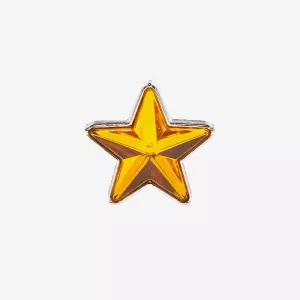 크록스 오렌지 앤드 실버 에스엠티 젬 스타 - FFF