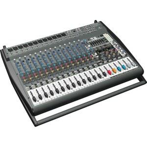 Behringer Europower PMP6000 1600-와트 20채널 듀얼 멀티-FX 프로세서 및 FBQ 피드백 감지 시스템이 탑재된 파워드 믹서