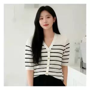 태그미 썸머 골드버튼 린넨블렌딩 가디건 3종 택1 313459