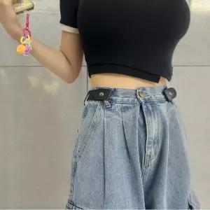 버클없는 노버클 탄성 프리 벨트 블랙