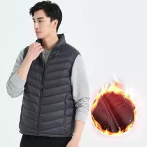 1+1 간절기 베이직 다운 베스트 보온 포켓 패딩 조끼
