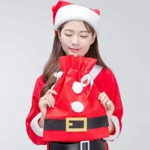 ( )산타 선물 자루 주머니 파티 크리스마스주머니 선물보따리 선물가방 크리스마스가방