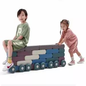 헤이즐빅블록 C세트(29PCS) 신나는블럭놀이세트 블럭장난감 조립블럭세트 블록놀이세트 감각놀이블럭세트