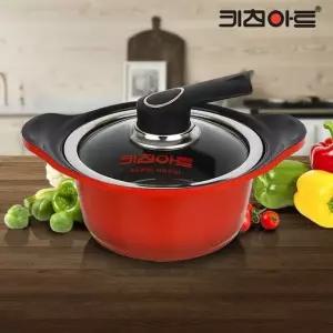 키친아트 세라믹냄비 양수 16 찌개 전골 코팅 주물
