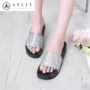[애슬릿] 여성 스트랩 통굽 사무실 실내 슬리퍼 4.5cm