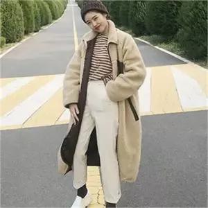 [오노마] ONM 레트로 디자인 여성 롱후리스 코트 뽀글이점퍼 4컬