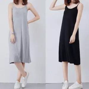 (스타일하우스)원피스 OPS 면 미디 사이즈 무릎위기장 민소매