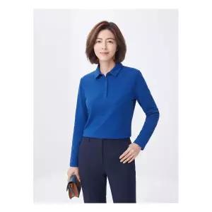 [크로커다일레이디]퍼플 크로커 데일리 카라 티셔츠 CLCSTS904
