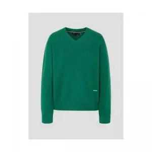 빈폴 BEANPOLE LADIES 울 세미오버 브이넥 니트 그린 (BF6951E03M) BF6951E03M 490997