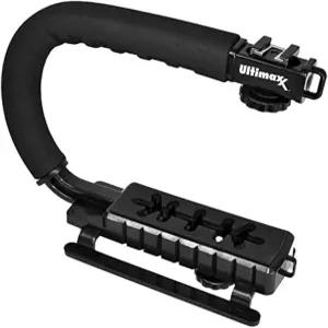 카메라 캠코더 DSLR DV 비디오용 액세서리 마운트가 포함된 Ultimaxx 안정화 핸드헬드 핸들 그립 캐논 니콘