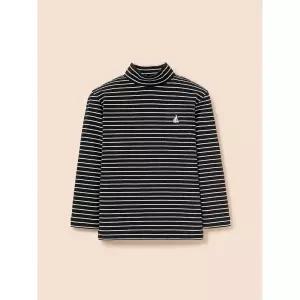 [BEANPOLE KIDS] 반목 스트라이프 티셔츠  블랙 (BI6941U155)