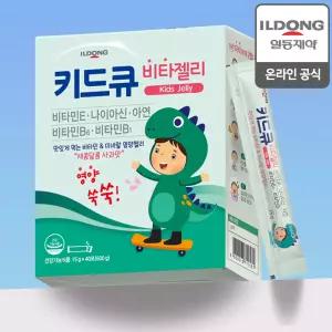 [공식] 일동제약 키드큐 비타젤리 40포 증량패키지 / 어린이 유아 비타민 스틱 건강 간식