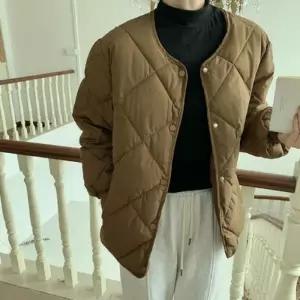 [라일리여성의류] Rly 경량패딩 브라운 데일리 심플